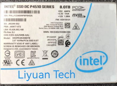Intel SSDPE2KX080T8  P4510 8TB
